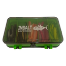 Insalt Soft Plastic Kit With Double Sided Tackle Box (63 Piece Set)