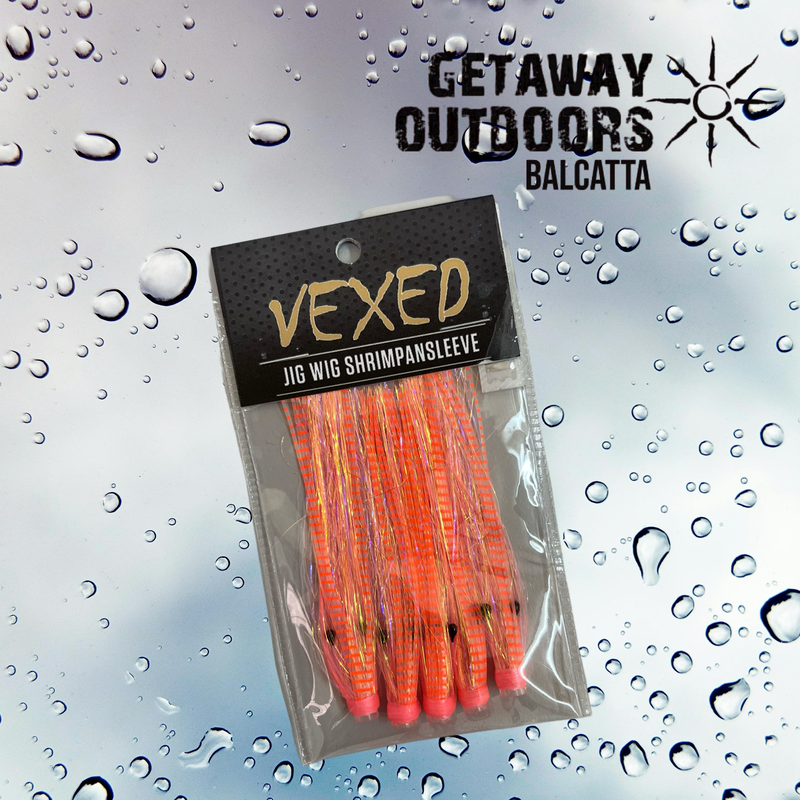 Vexed Jig Wig Shrimpansleeve (4mm | 8cm) - Variety of Colours Available