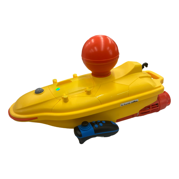 Boat Man Dolphin Remote Control Hook Release Fishing Boat - Yellow