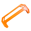 Tackle West Plastic Crab Measure/Gauge (127mm) - Orange