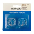 Companion Set Mini Adhesive Hooks (2 Pack)