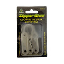 Camping Essentials Zipper Glow Glow In The Dark Zipper Tags (4 Pack)