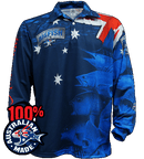 BigFish Aussie Pride - True Blue II Long Sleeve Fishing Shirt