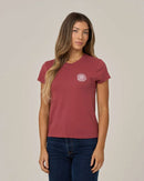 Salty Crew Women’s Nautilus Modern T-Shirt - Baked Apple