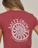 Salty Crew Women’s Nautilus Modern T-Shirt - Baked Apple