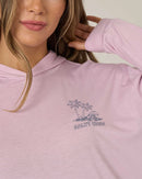 Salty Crew Women’s Island Wave Tech Hoodie - Pale Orchid