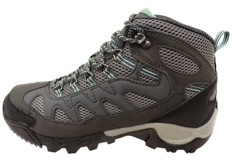Hi-Tec Women's Trailstone Waterproof Hiking Boots - Charcoal (Size 7)