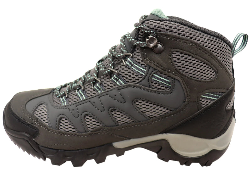 Hi-Tec Women's Trailstone Waterproof Hiking Boots - Charcoal (Size 6)