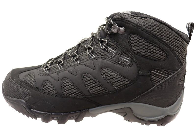Hi-Tec Men's Trailstone Waterproof Hiking Boots - Black (Size 13)