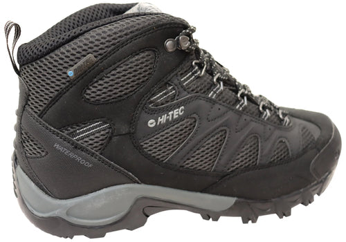 Hi-Tec Men's Trailstone Waterproof Hiking Boots - Black (Size 8)