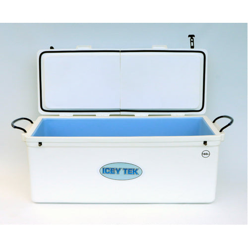 Icey Tek 160L Long Ice Box Cooler - Split Left Lid