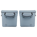 Icey Tek Long Ice Box Cooler - 56L - Grey