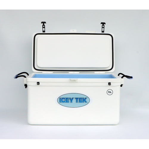 Icey Tek Long Ice Box Cooler - 70L White