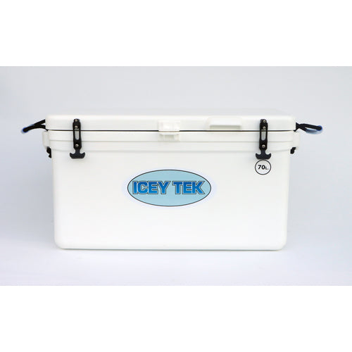 Icey Tek Long Ice Box Cooler - 70L White
