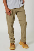 Jetpilot Jet-Lite 2-in-1 Zip Off Utility Pant - Khaki