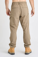 Jetpilot Jet-Lite Hybrid Elastic Waist Pant - Khaki