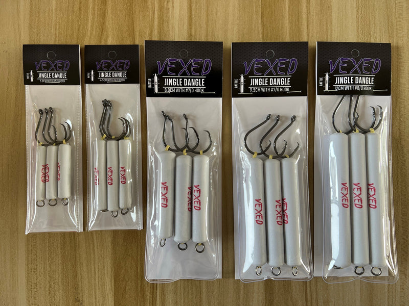 Vexed Jingle Dangle - 3pce (Assorted Hook & Foam Sizes)