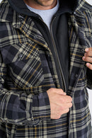 Jetpilot Layered Flannel Jacket - Grey