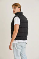 Jetpilot Men's Zip Up Vest - Black