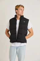 Jetpilot Men's Zip Up Vest - Black