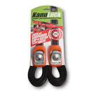 KanuLock Stainless Steel Reinforced Lockable Roofrack Straps - Orange (3.3m/11ft)