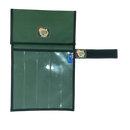 Aussie Outback Supplies (AOS) 5 Sleeve Canvas Knife Tool & Utensil Wrap/Roll with Clear Front and Touch Tape Closure