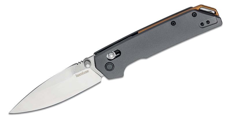 Kershaw 2038 Iridium DuraLock KVT 3.4" Folding Knife - Gray