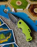 Kershaw Shuffle 2.4" Folding Knife - Lime Handle