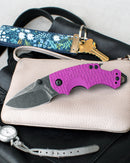 Kershaw  Shuffle 2.4" Folding Knife Purple Handle