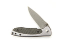 Whitby Aluminium &amp; Carbon Fibre Effect Lock Knife (2.5" Blade)