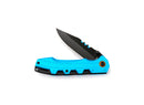 WHITBY Lock Knife Blue Aluminium Handle (LK)