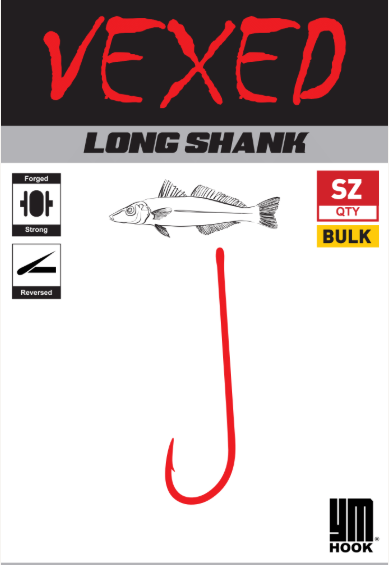 Vexed YM Long Shank Hooks Bulk Packs (Assorted Sizes)