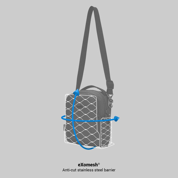 PacsafeLS100 Anti-Theft Crossbody Bag - Tidal Teal