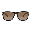 Liive Vision Wolf X Sunglasses - Black Frame with Polarised Brown Lens
