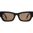 Liive Vision Legian Sunglasses - Matt Black Frame with Polarised Brown Lens