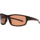 Liive Vision Tuna Sunglasses - Matt Army Xtal Frame with Polarised Brown Lens