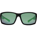 Liive Vision Musgrave Sunglasses - Matt Black Frame with Polarised Green Mirror Lens