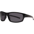 Liive Vision Tuna Sunglasses - Matt Black Xtal Frame with Polarised Smoke Lens