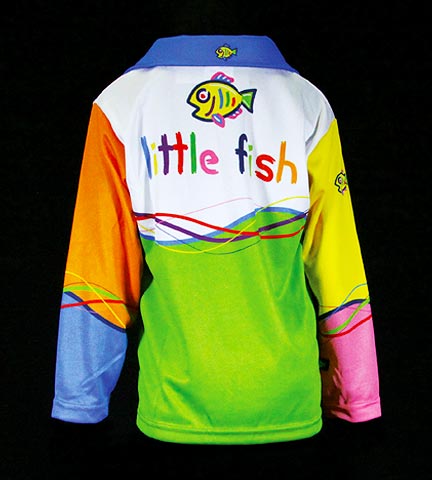 BigFish Kid's Little Fish Fishing Shirt - Multi Colour