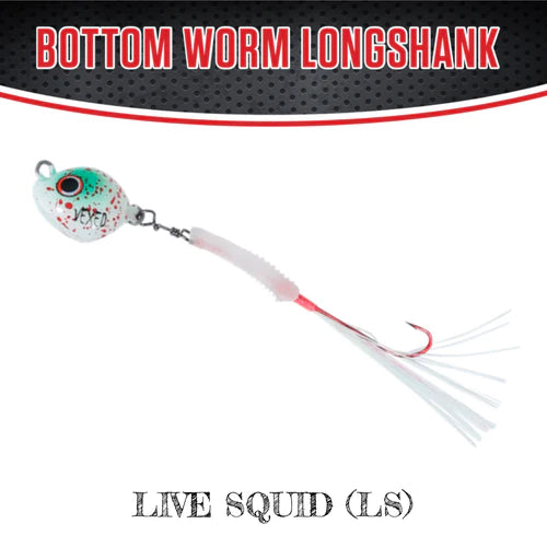 Vexed Bottom Worm Longshank Lure (60g) - Variety of Colours Available