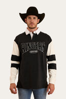 Ringers Western Men's Lowden Rugby Jersey Jumper - Black/Off White