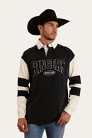 Ringers Western Men's Lowden Rugby Jersey Jumper - Black/Off White