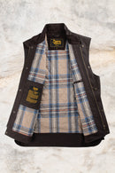 Burke & Wills Mens Capricorn Vest - Brown