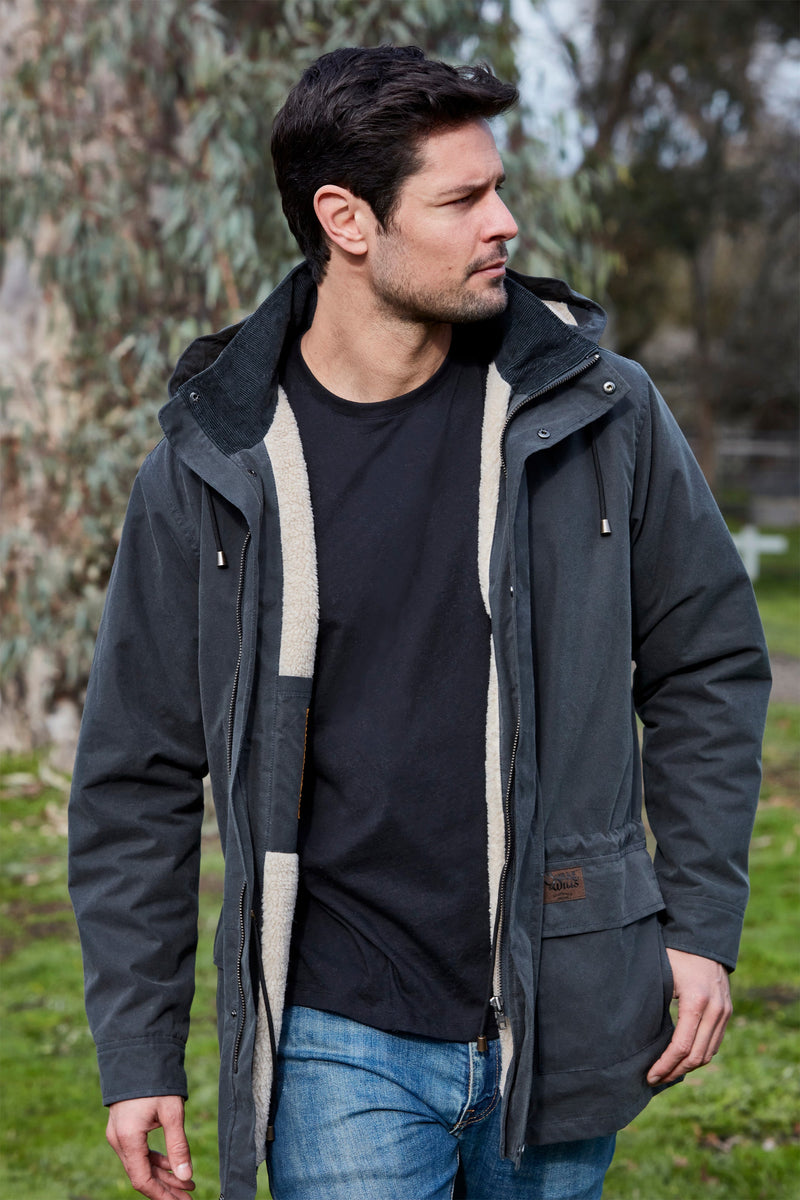 Burke & Wills Mens Cooper Jacket - Gravel