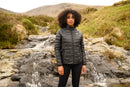 Mac In A Sac Women's Polar Packable Reversible Down Jacket - Black/Grey