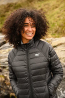 Mac In A Sac Women's Polar Packable Reversible Down Jacket - Black/Grey