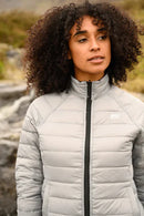 Mac In A Sac Women's Polar Packable Reversible Down Jacket - Black/Grey