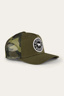 Ringers Western Kids Signature Bull Trucker Cap - Military Green/Camo