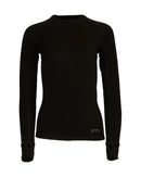XTM Ladies Merino 230 Wool Thermal Long Sleeve Top - Black