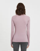 XTM Performance Womens Merino 230 Wool Thermal Long Sleeve Top - Fog